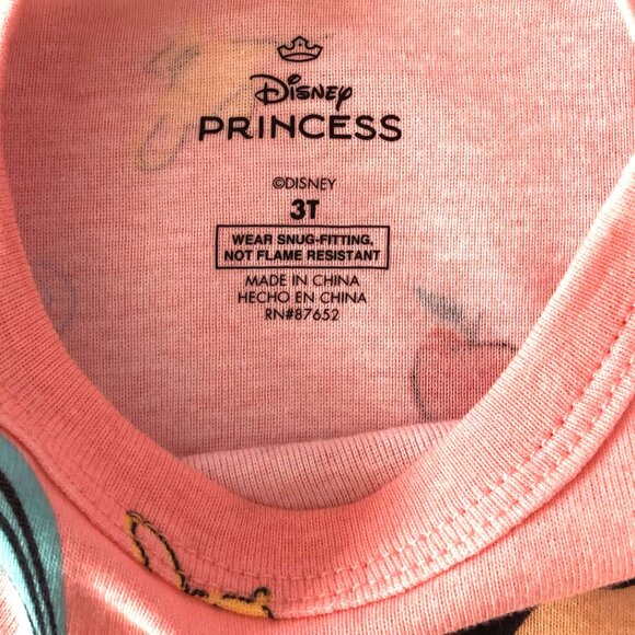 PAJAMAS, 3T, DISNEY PRINCESS, NWT - Picture 4 of 5